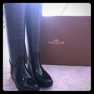 Coach Tristee Rainboots Size 8m